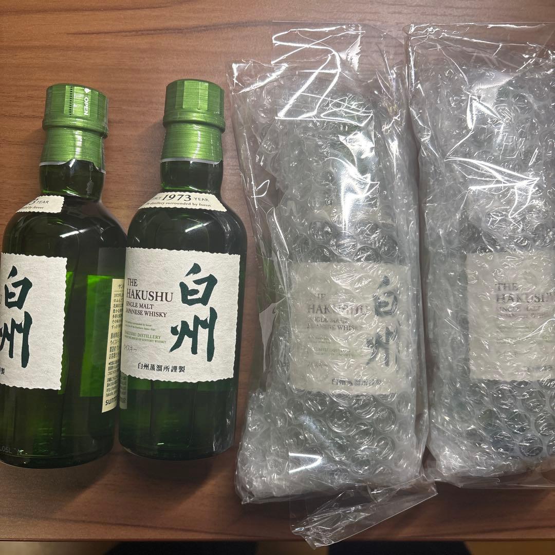 白州 ウイスキー 180ml 43% ×4本セット 未開封 - メルカリ
