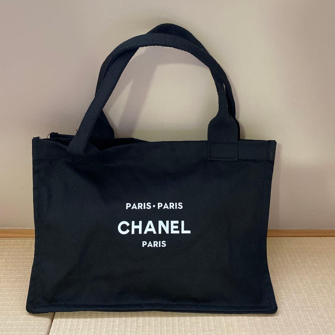 未使用品】シャネル ノベルティ トートバッグ ブラック - メルカリ