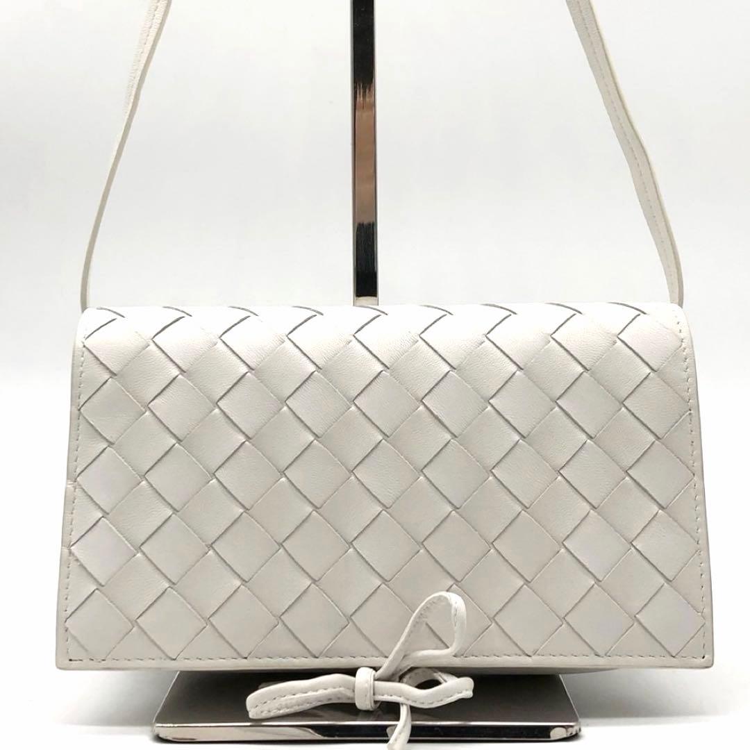 希少✨ボッテガヴェネタ イントレチャート レザー ショルダーバッグ