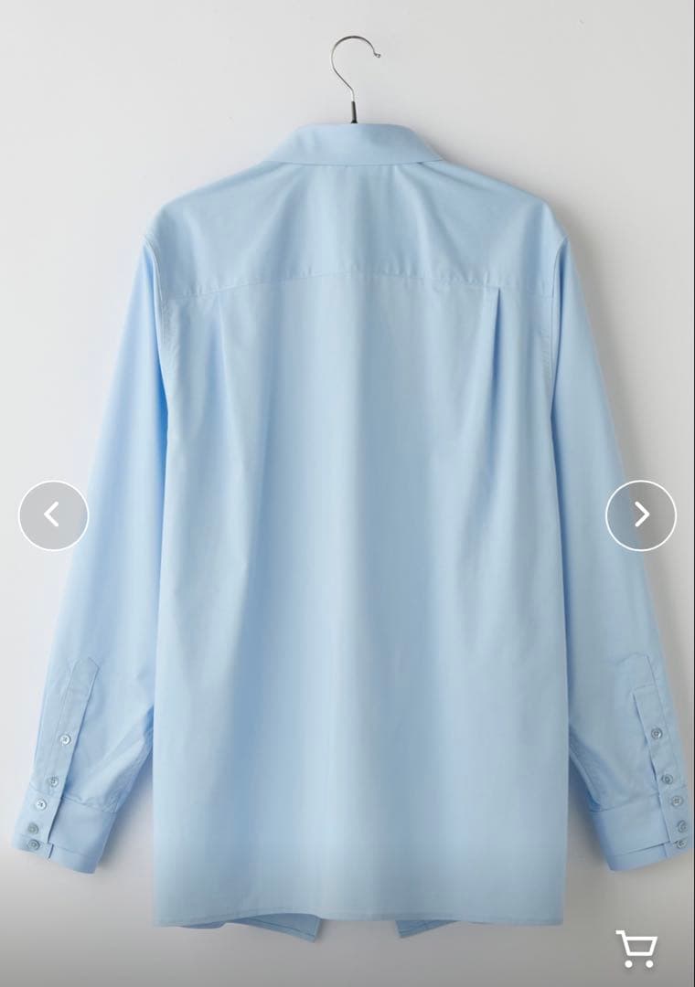 GRANCY ダブルカフスデザイン カーブライン シャツ - メルカリ