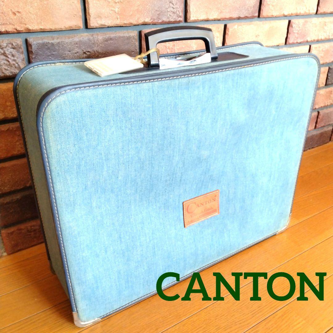 【CANTON】キャリーケース　キャリーバッグ　ボストンバッグ　鍵付　昭和レトロ PROEVO ボストンキャリー ボストンバッグ L Lサイズ 大容量 旅行