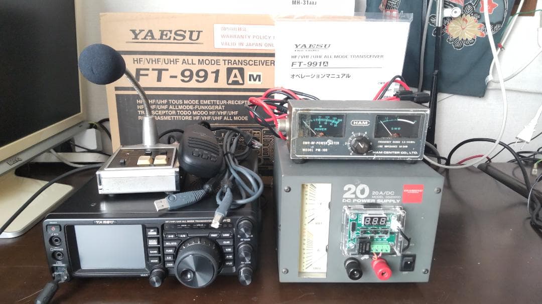 八重洲FT-991AM 50W 電源・STD マイク・SWR計　FT8ケーブル付 2026年最新】FT-991AMの人気アイテム - メルカリ