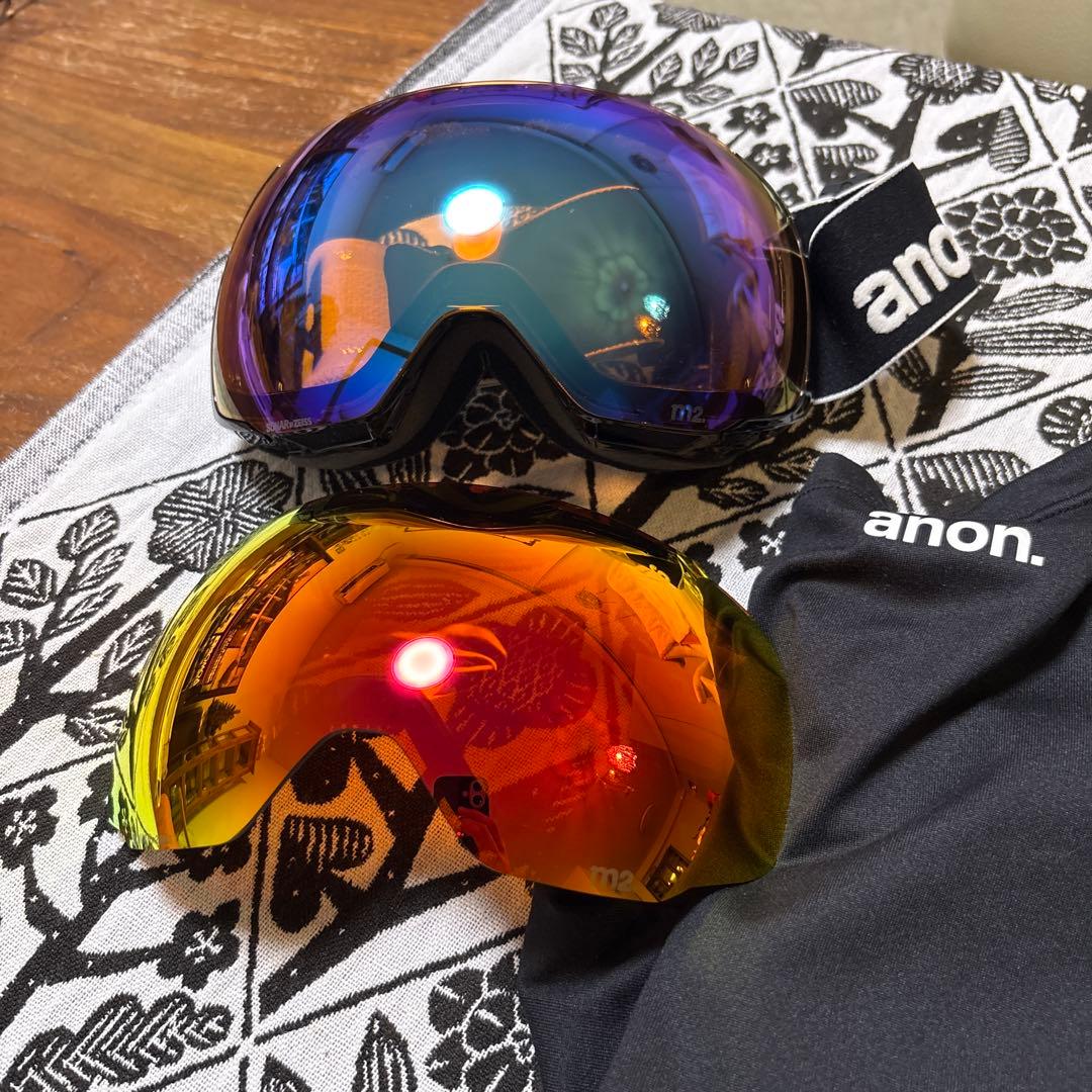 あっくんさん専用 anon. m2 スノボーゴーグル ANON アノン Nesa Goggles MFI Face Mask スノーボード ゴーグル ユニ