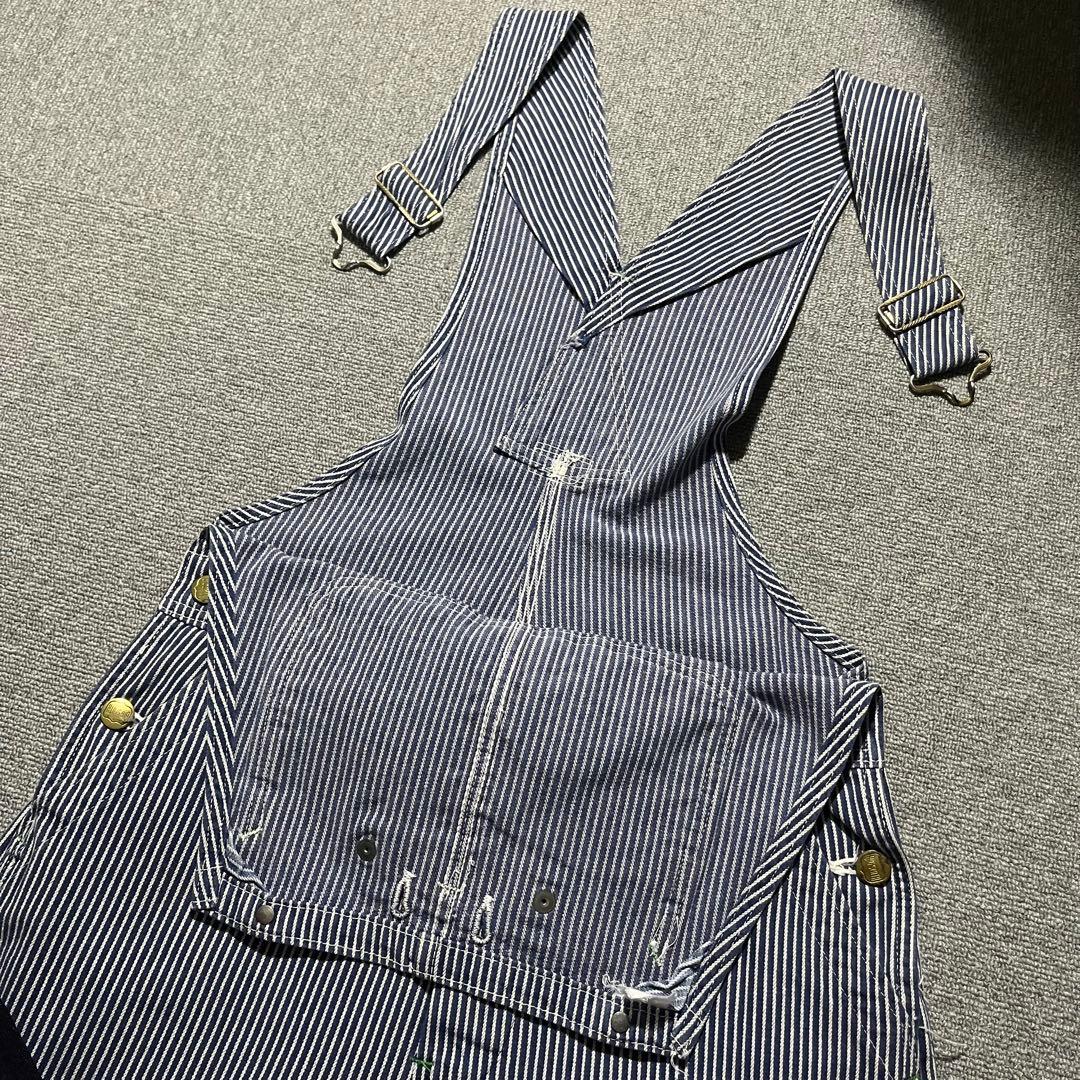 70s USAヴィンテージ ビッグスミス ヒッコリー ストライプ