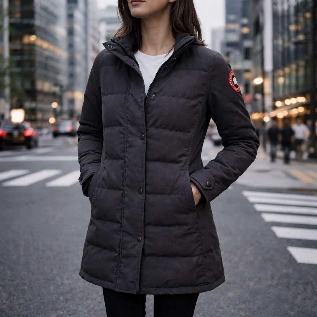 カナダグース マッケンジー ダウンコート ネイビー S 正規品 2302JL