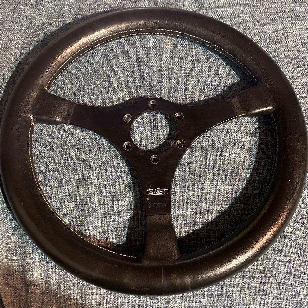 【送料込】希少品☆美品☆MOMO ジャッキー・スチュワート ステアリングホイール MOMOトリビア～ステアリング編⑥～】ジャッキー・スチュワート MOMOは