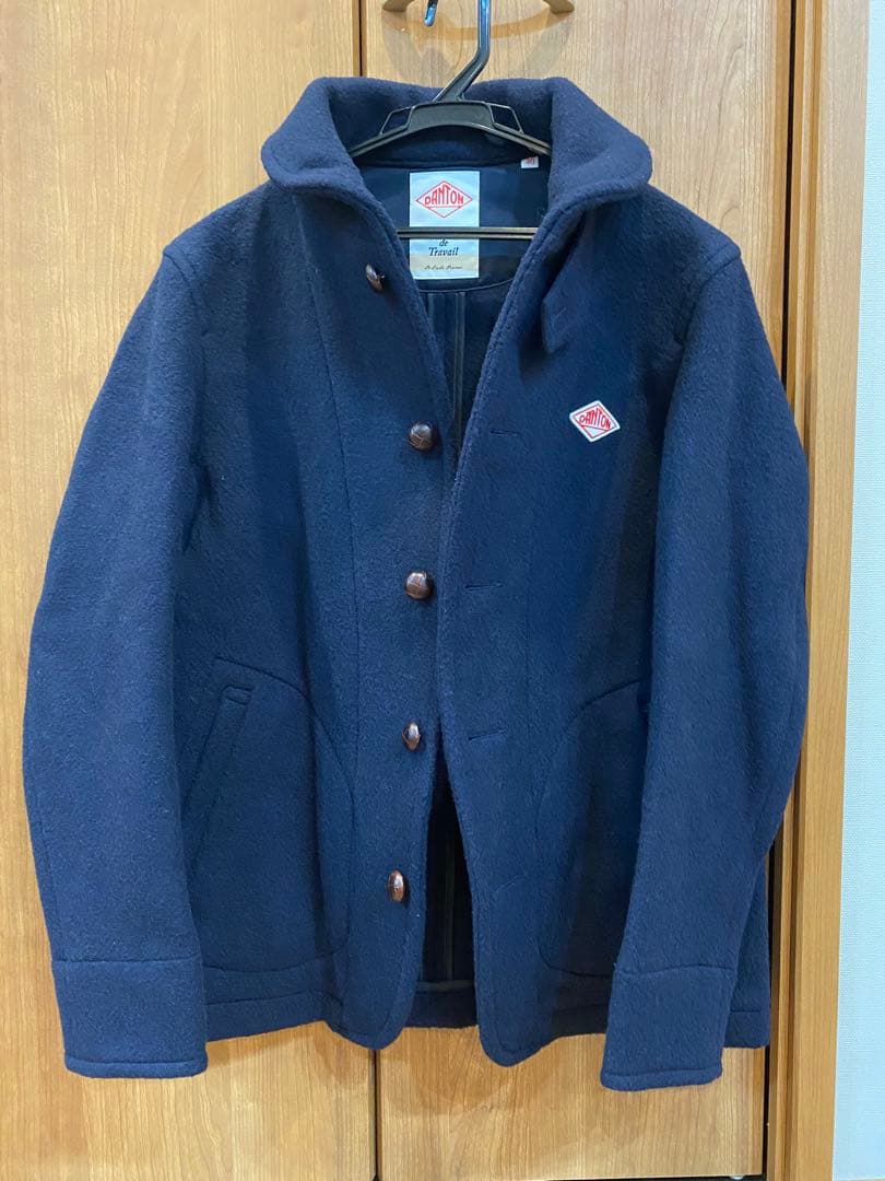 DANTON ダッフルコート ネイビー 40サイズ（メンズ） DANTON（ダントン）の「DANTON | ウールライトパイル ダッフルコート