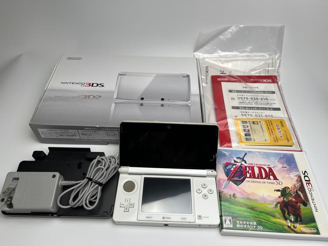 ニンテンドー3DS アイスホワイト　ゼルダの伝説　時のオカリナ ゼルダの伝説 時のオカリナ 3D ニンテンドー3DS ソフト｜Yahoo!フリマ