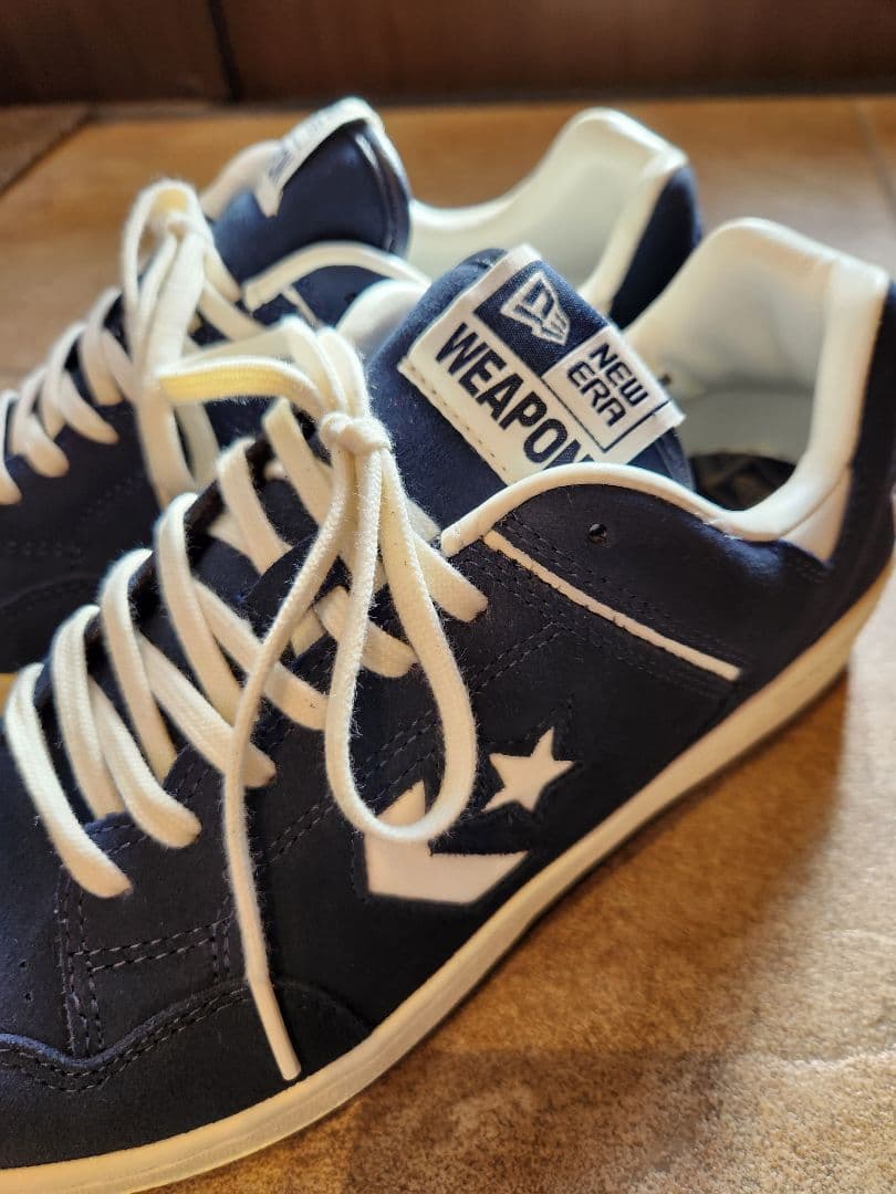 【新品未使用】ニューエラ WEAPON ネイビー スニーカー 26.5 weapon-suede-ox-ne2-8cf33c93-