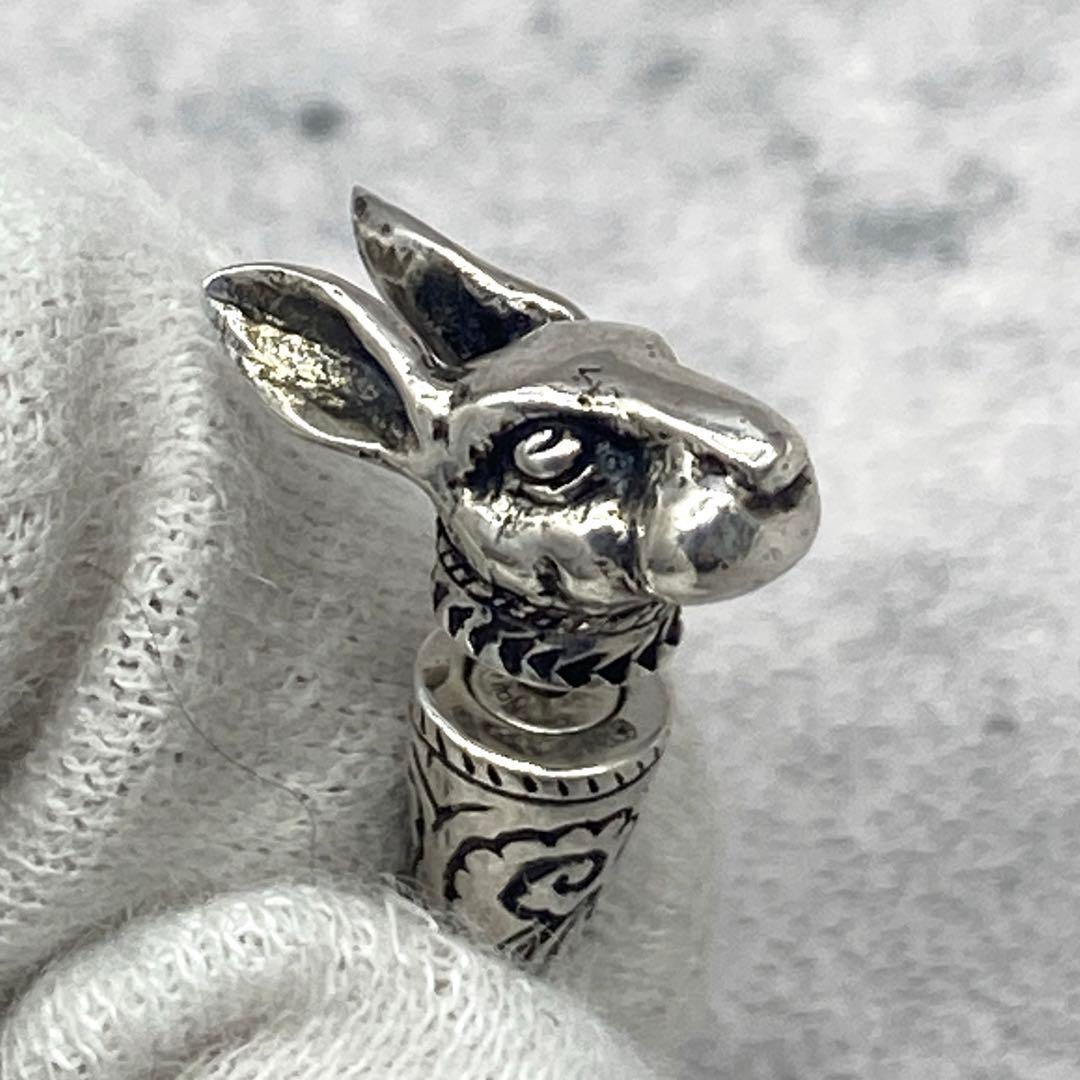 希少】 GUCCI グッチ ピアス アンガーフォレスト ラビット シルバー
