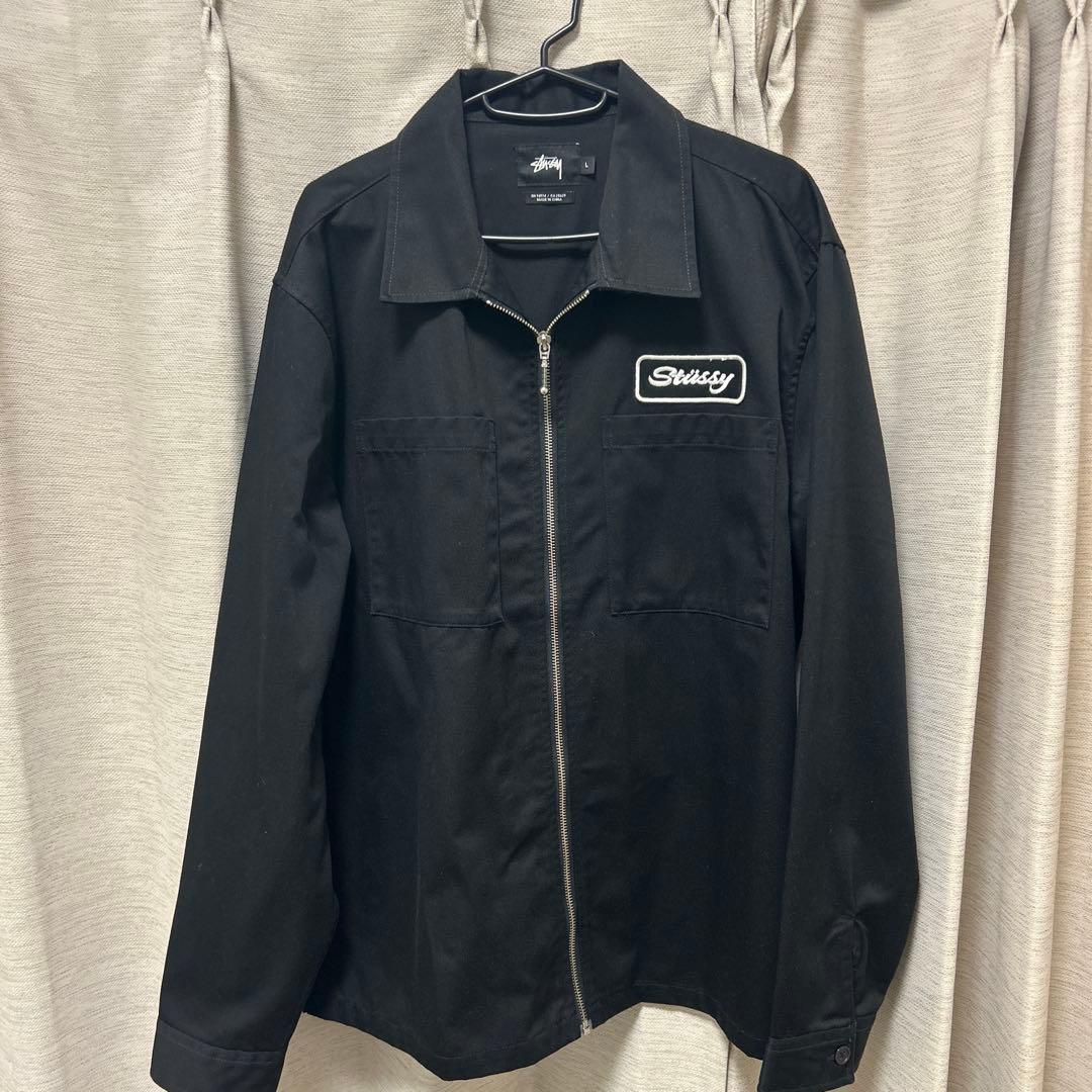 stussy ワークジャケット　黒 STUSSY(ステューシー) / ステューシー/キャンバスインサレーテッド