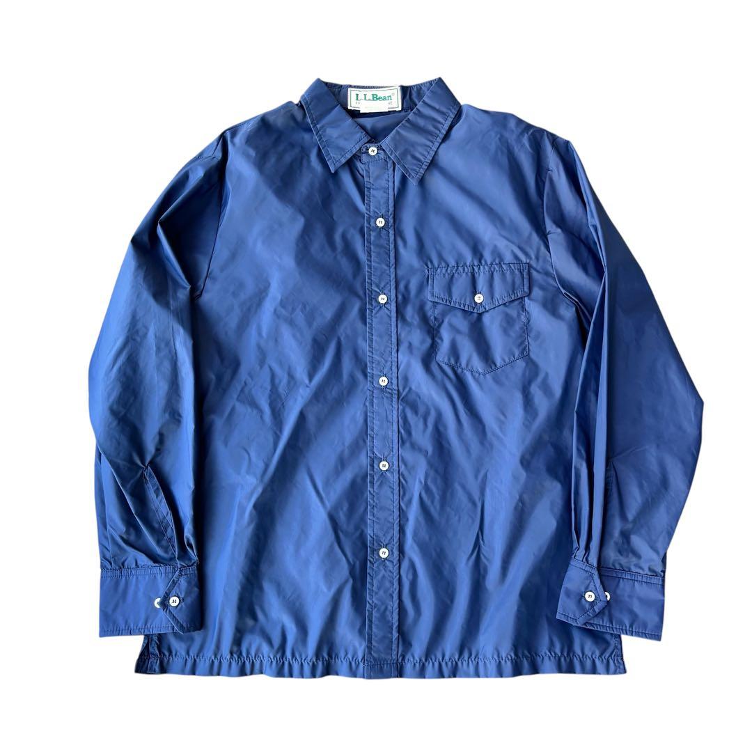 80s L.L.Bean ナイロンシャツ L ヴィンテージ レア エルエルビーン