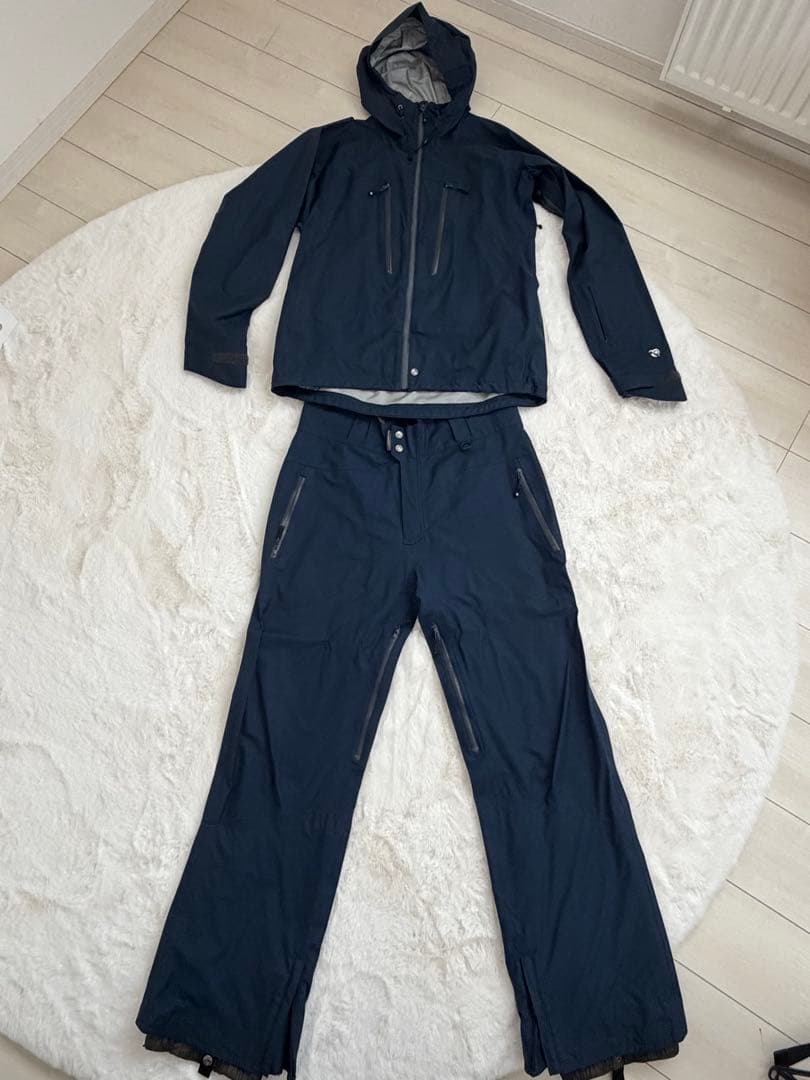 p.rhythmジャケット　パンツ　Lサイズ　プリズム　スノーボード P.RHYTHM プリズム INSULATION HOOD ZIP JACKET インサレーション