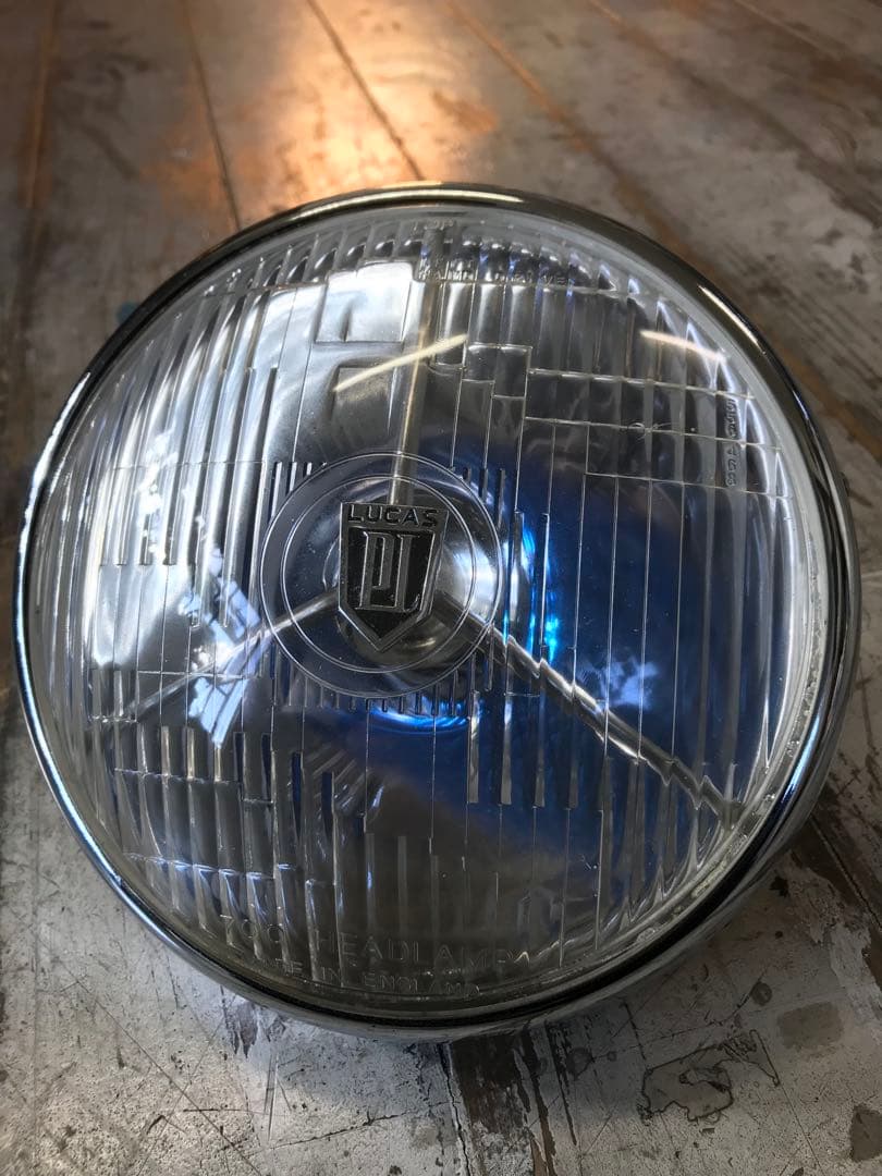 ルーカス ヘッドライト スリーポイント SR400 500 LUCAS スリーポイントヘッドライト ルーカス - メルカリ