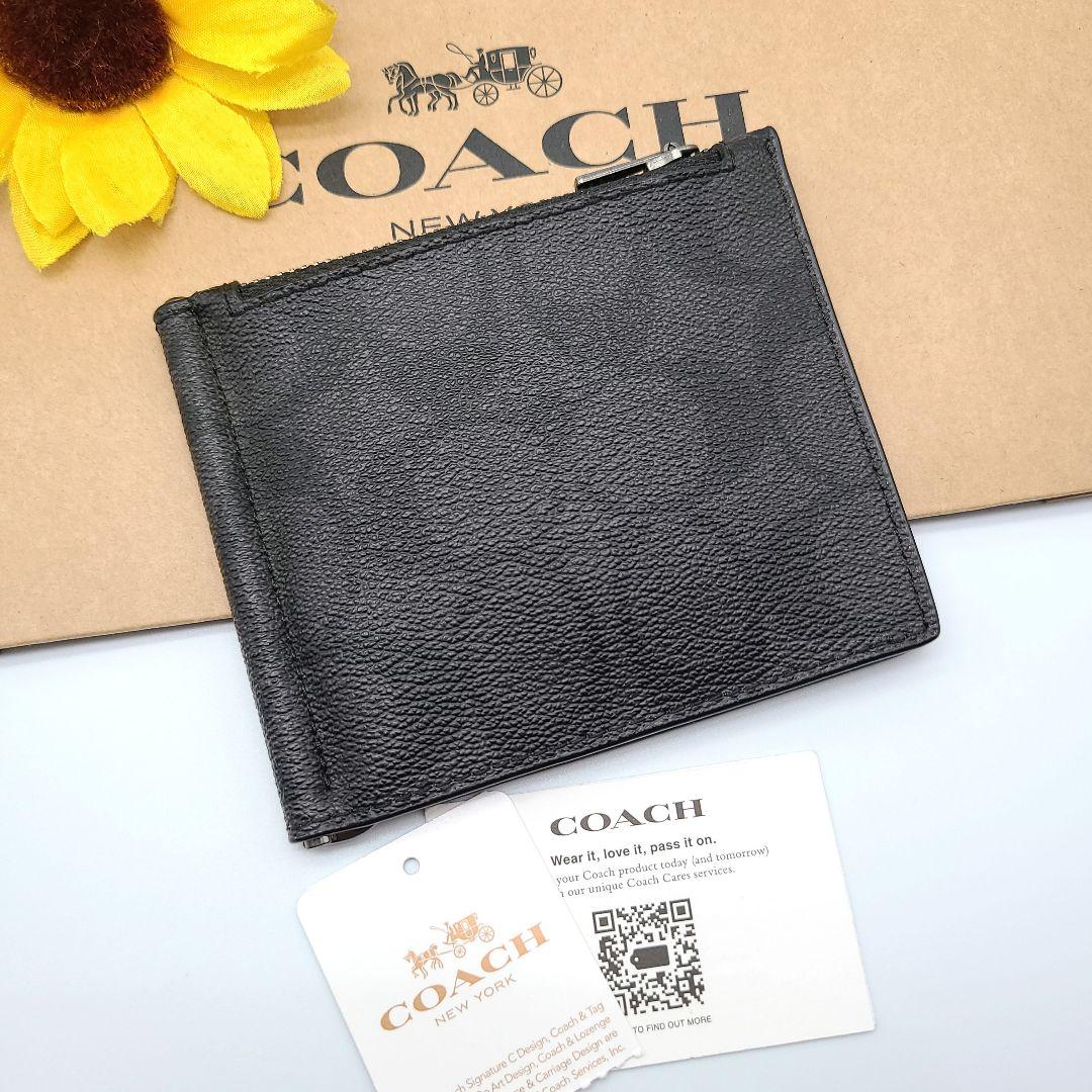 COACH マネークリップ 新品 チャコール ブラック 最新作 限定品 メンズ 楽天市場】安心の国内発送 コーチ COACH 財布 メンズ アウトレット