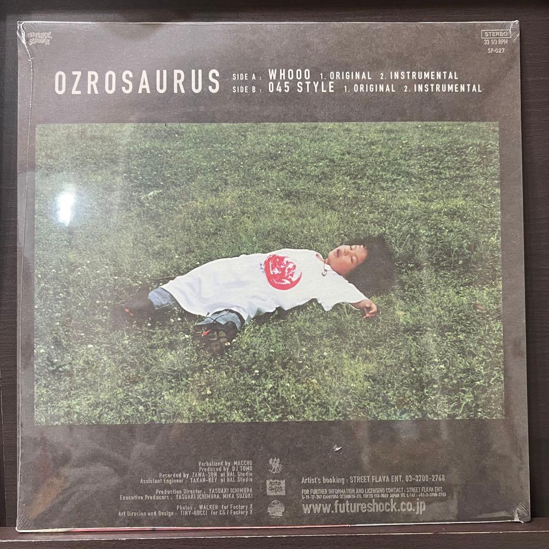 新品未開封 OZROSAURUS / WHOOO 12inchレコード シールド