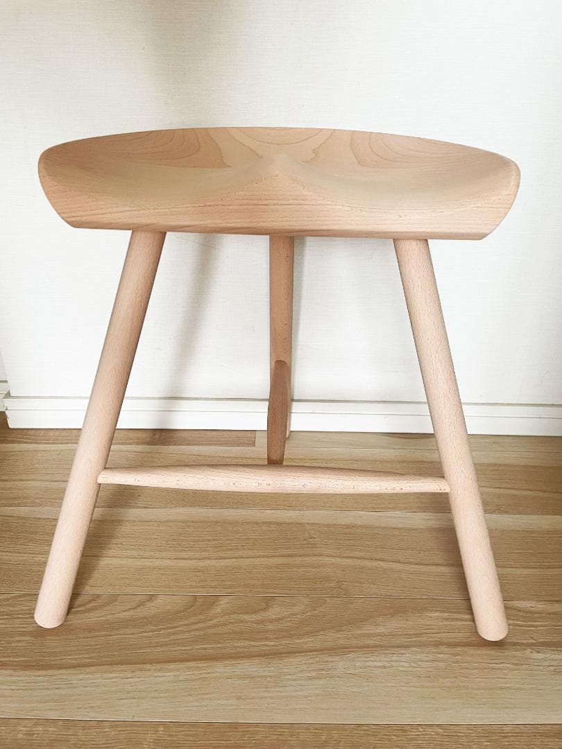 ほぼ新品 WERNER スツール49cm｜快適×美デザイン ACTUS アクタス × クラフトシップス〉「Werner シューメーカースツール」に