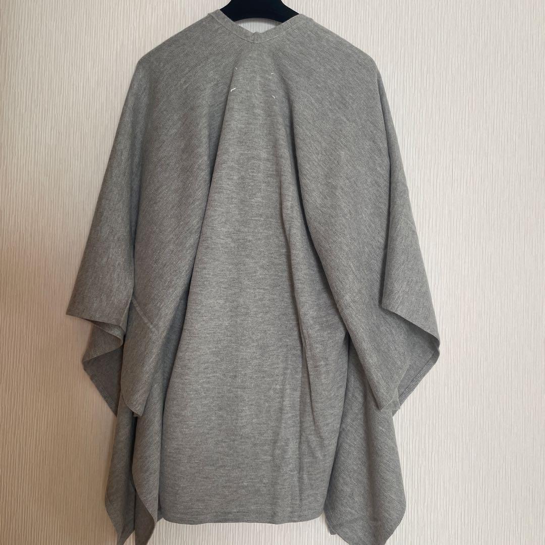マルタンマルジェラ Maison Martin Margielaグレー ポンチョ