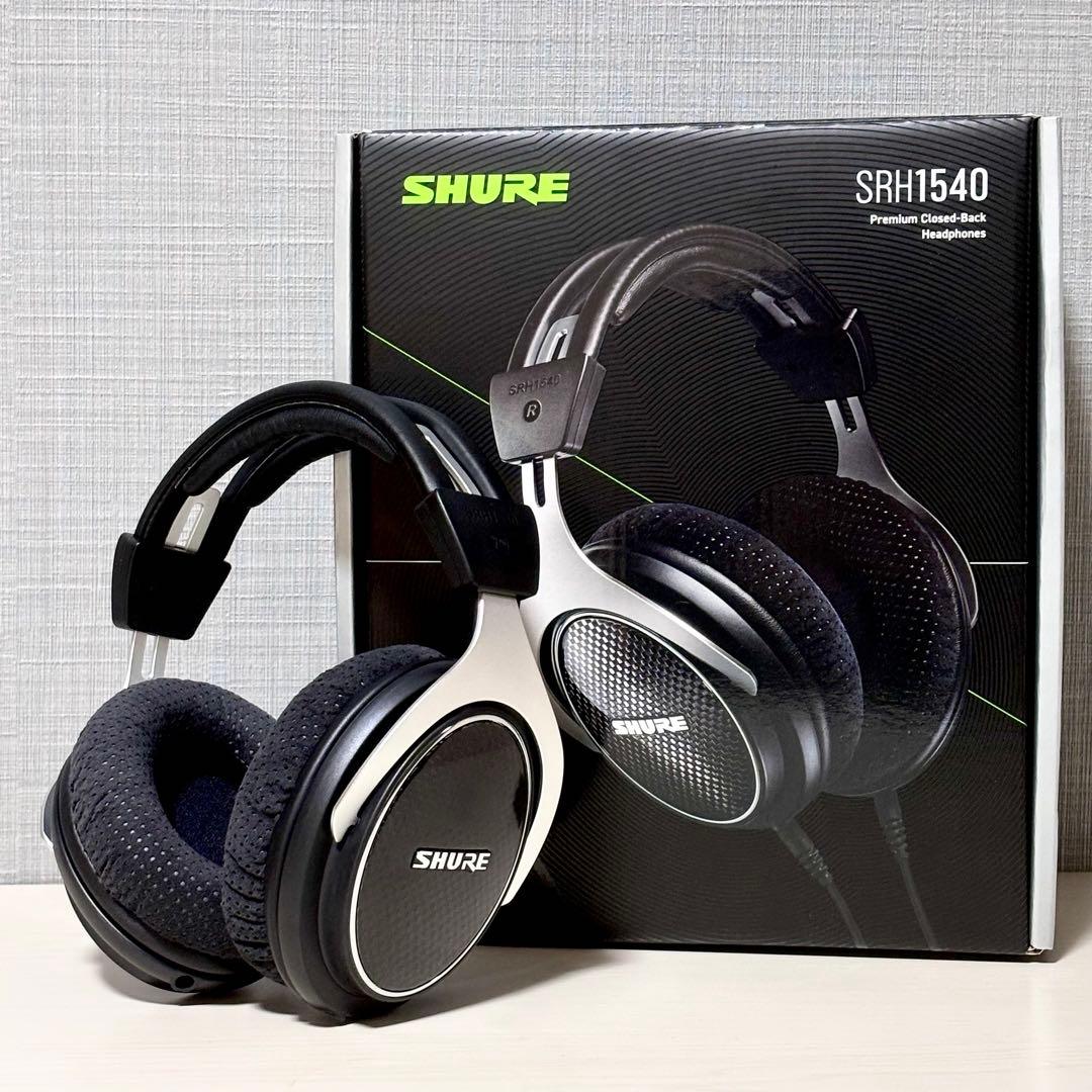 美品SHURE SRH1540 プレミアム・ スタジオ・ヘッドホン 新パッケージ SHURE SRH1540 プレミアム・ スタジオ・ヘッドホン シュア | 島村楽器