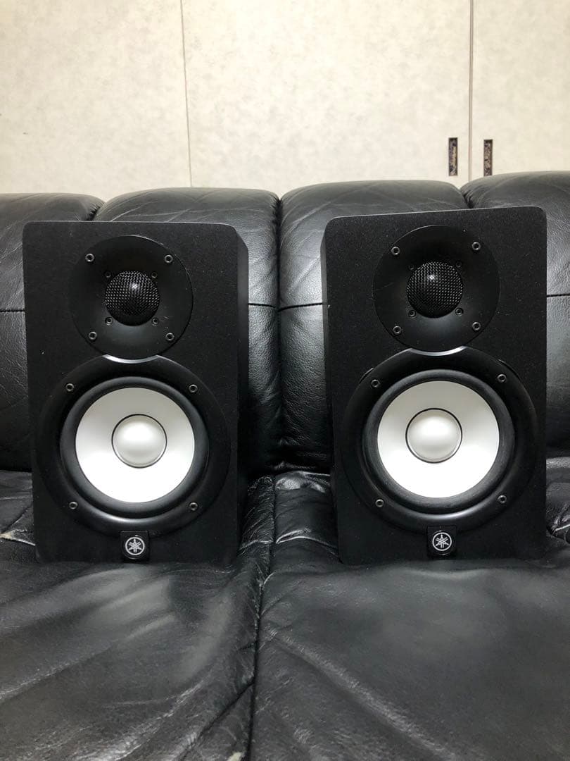 YAMAHA HS5 スタジオモニタースピーカー　ペア 電源プラグUPグレード済 YAMAHA モニタースピーカー HS5（ペア）+ ミニステレオプラグ/フォン