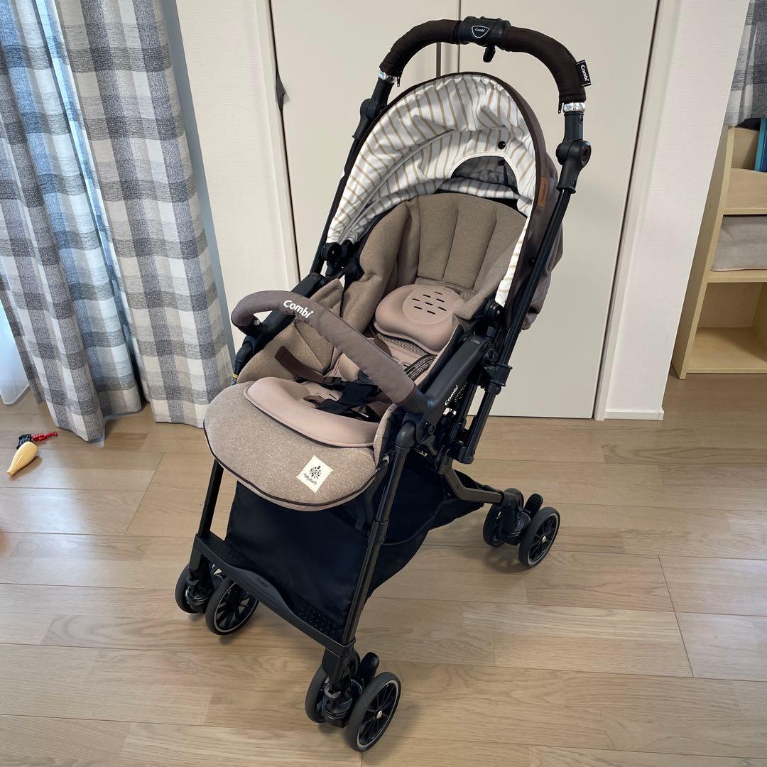 Combi 折りたたみ式ベビーカー スゴカルα 4キャスエッグショック コンビ ホワイトレーベル スゴカルα 4キャス compact エッグショック