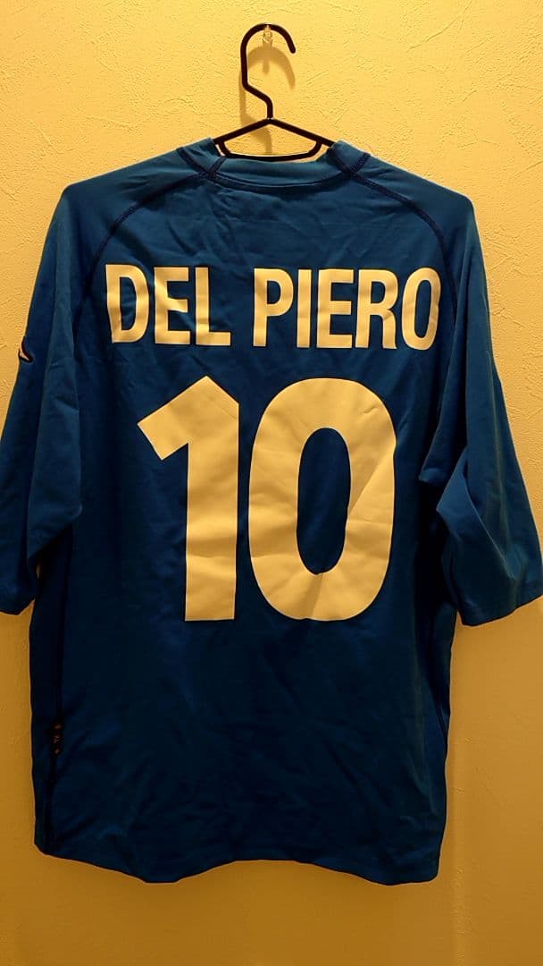 a*0様 2000 Kappaイタリア代表DEL PIERO 10番 Kappa DEL PIERO 10 ホワイトシャツ - メルカリ