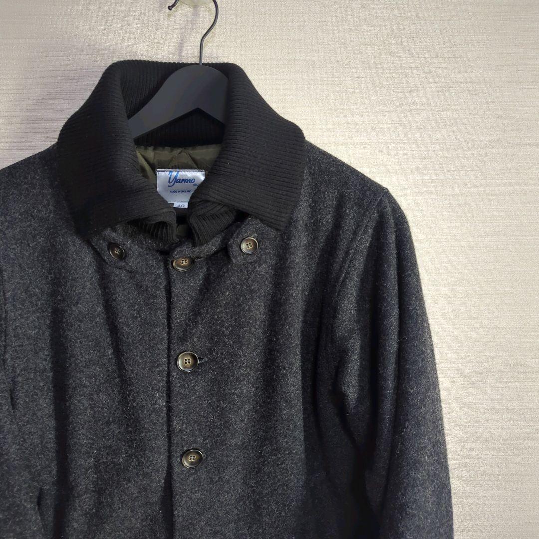 モ*ん様 yarmo　ヤーモ　ドンキーコート　サイズ40 チャコールグレー 楽天市場】[期間SALE] Yarmo/ヤーモ Melton DONKEY COAT メルトン