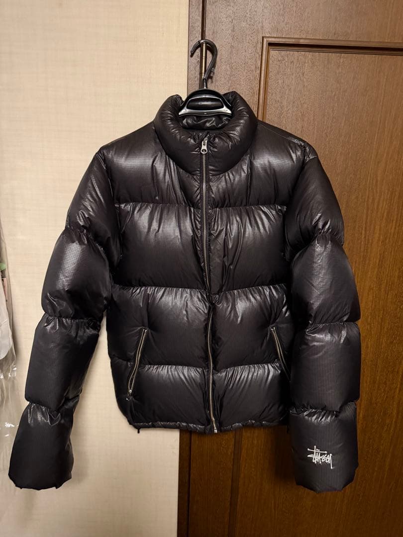 ジャケット・アウター Stussy Down Puffer Parachute Ripstop 31204651~black_0.png