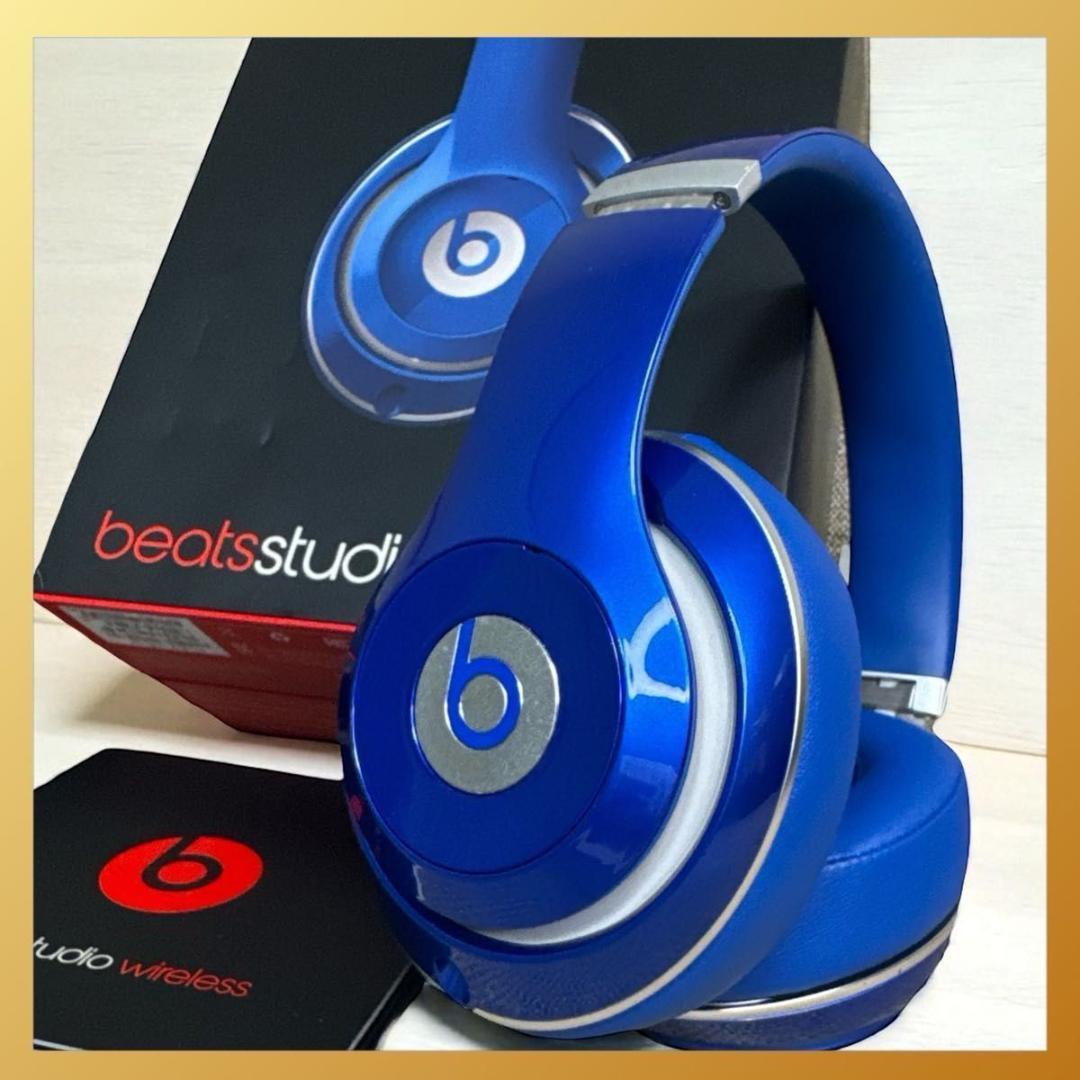 Beats STUDIO WIRELESS ビーツ ブルー ヘッドホン Beats Studio Pro - Premium Wireless Noise Cancelling Headphones