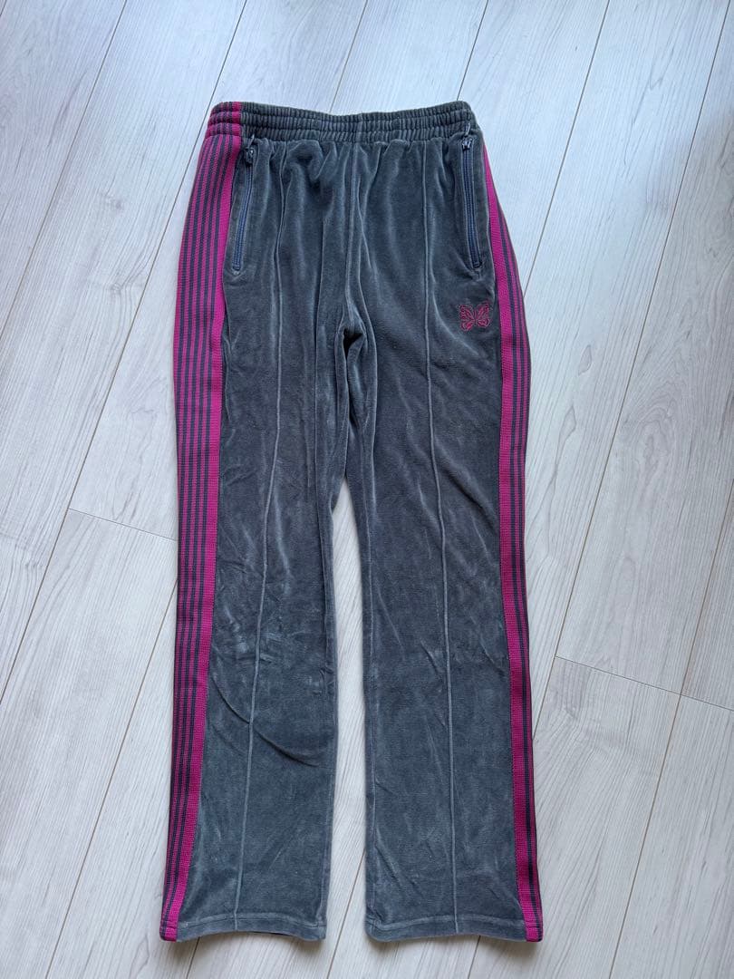 グレー ストライプ パンツ notch. パンツ ピンストライプワイドタックパンツ レディース