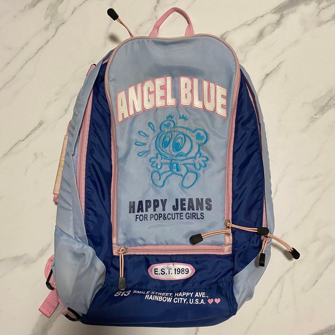 エンジェルブルー リュック 大容量 バッグ 平成レトロ 大容量 ナルミヤ