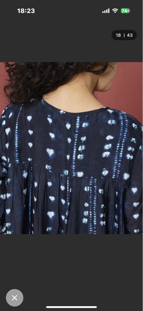 Freada❤︎フリーダ シボリ プリント ティアード ワンピース - メルカリ