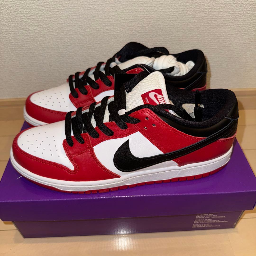 スケートボード Nike SB Dunk Low Pro Chicago ダンク（NIKE） NIKE SB DUNK LOW PRO versity red/black-white bq6817