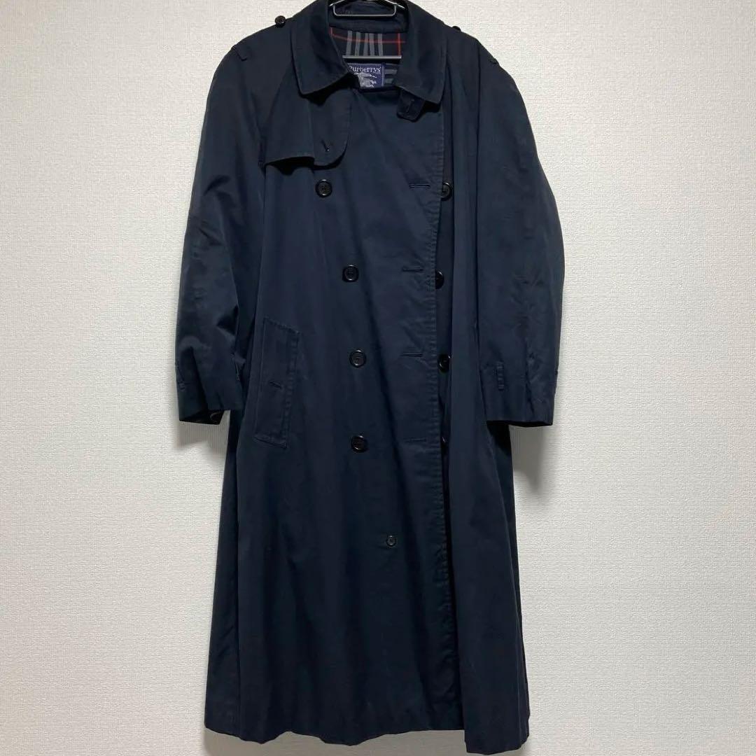★限定セール★古着Burberry's ネイビー トレンチコート BURBERRY（バーバリー）トレンチコート 紺 サイズ:38(S位) レディース