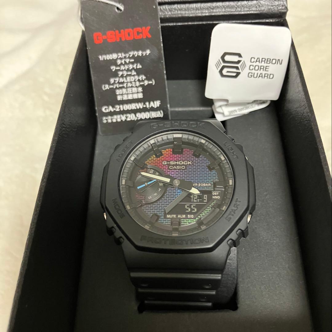 美品　CASIO　G-SHOCK　GA-2100RW-1AJF GA-2100RW-1AJF | CASIO