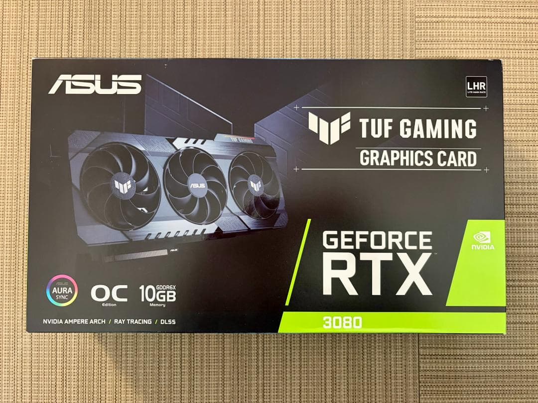 グラフィックボード・グラボ・ビデオカード ASUS TUF Gaming GeForce RTX 3080 OC 10GB NVIDIA® GeForce RTX™ 3080搭載ビデオカード「TUF-RTX3080-10G-GAMING