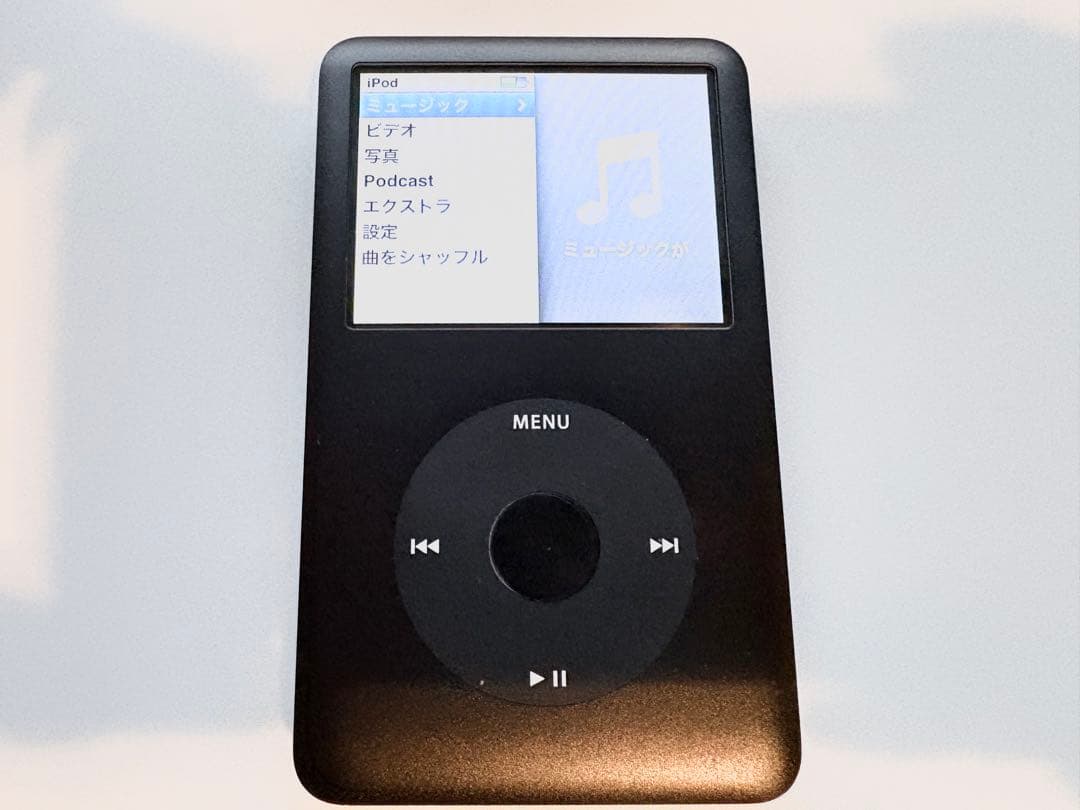 Apple iPod classic 80GB ブラック usbケーブル付き Apple iPod Classic 80GB - メルカリ