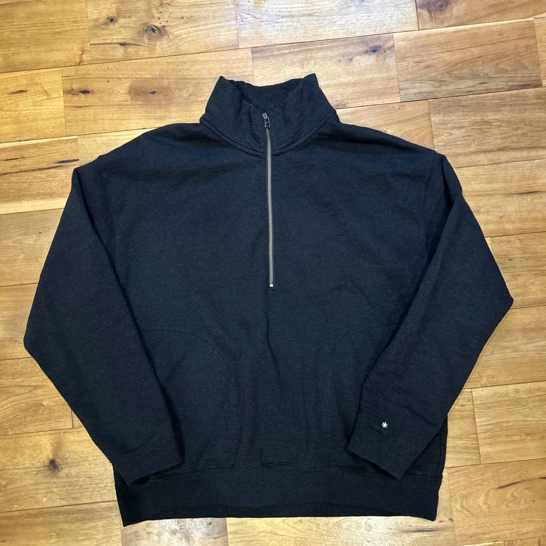 スノーピーク 別注 リサイクルコットン ハーフジップスウェット Snow Peak（スノーピーク）の「SNOWPEAK / スノーピーク 別注