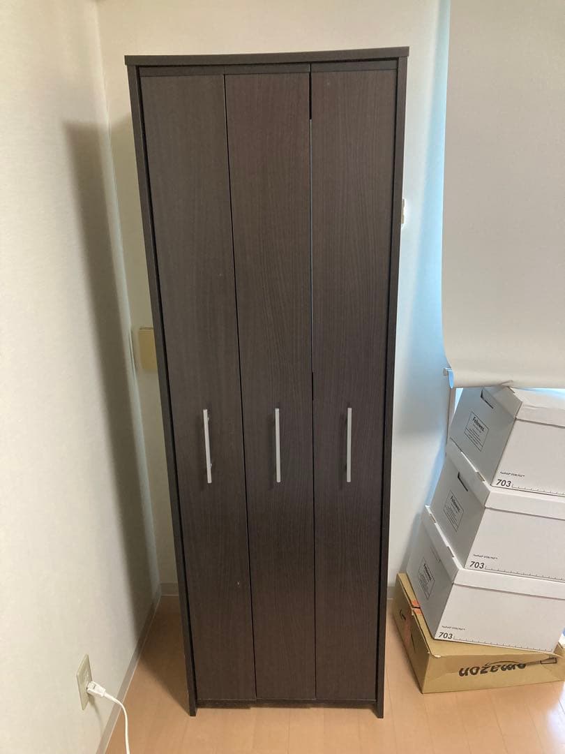 【サナト出品】配送変更後　J-Supply 3連 本棚 キャスター付き Amazon｜J-Supply 本棚 スリム 大容量 収納棚 ラック キャスター付き