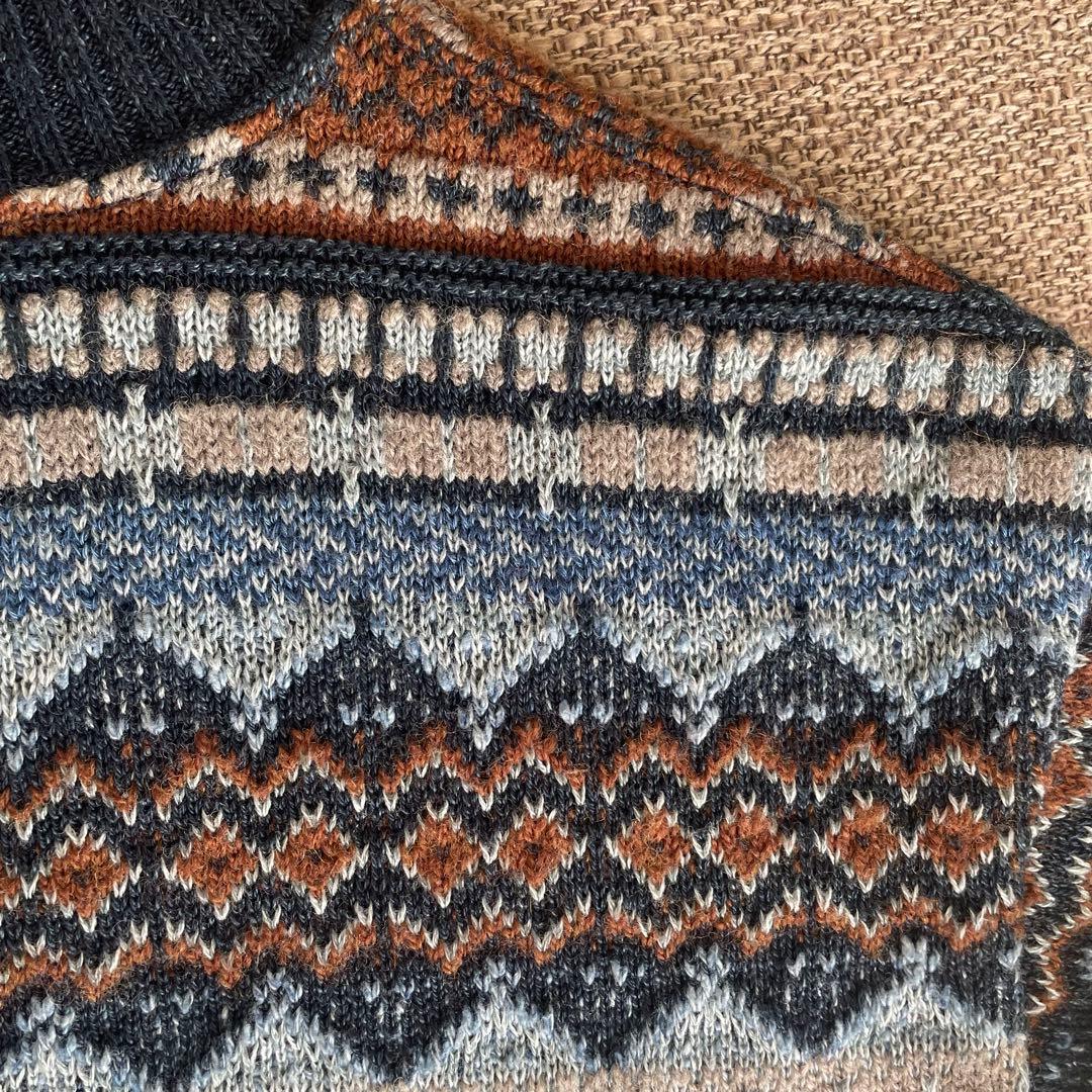 45R ノルディックジャカード 908タートル（インディゴ） - メルカリ