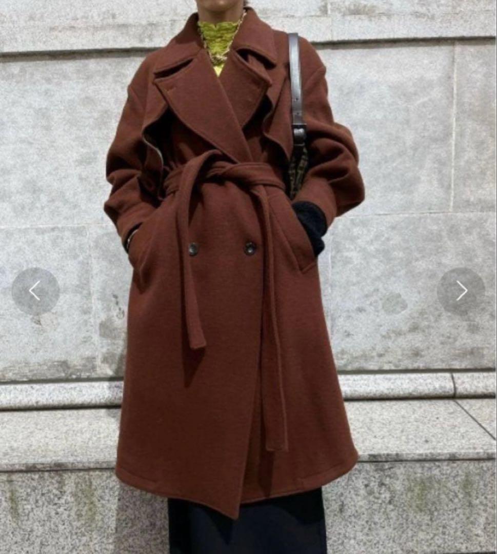 Ameri VINTAGE TRENCH LIKE MIDI COATブラウン JOSEPHINE | Oversized Trench Coat – LAMARQUE