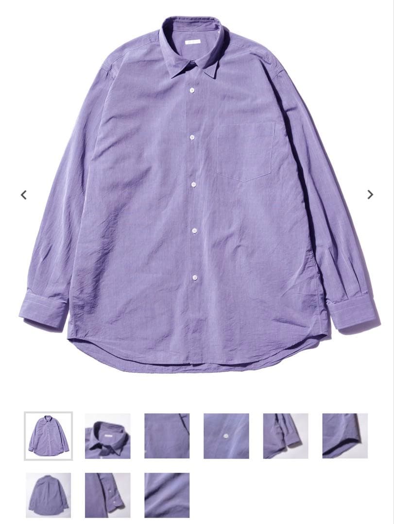 COMOLIシャツ　SAX 3 COMOLI シャツ コモリ サイズ3 20AW サックスS03-02001 - メルカリ