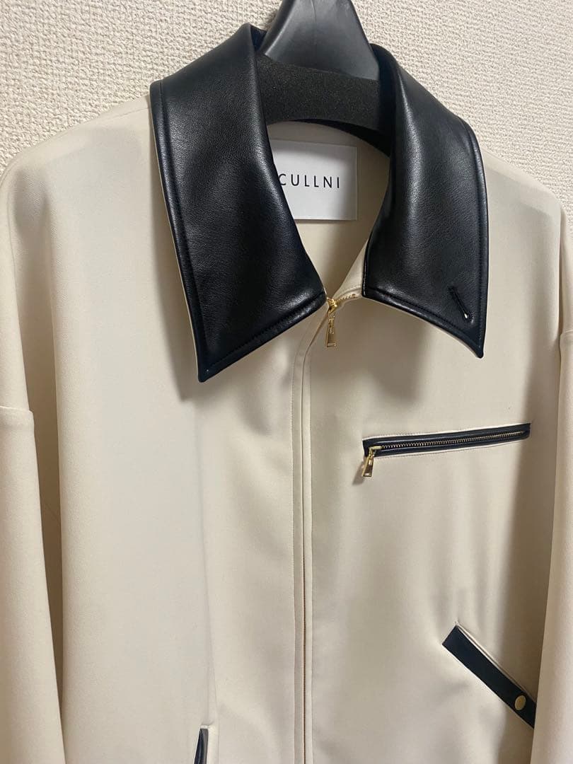 ジャケット・アウター CULLNI 25ss-048 ECRU CULLNI(クルニ) ジップアップジャケット25-SS-048 25-SS-048
