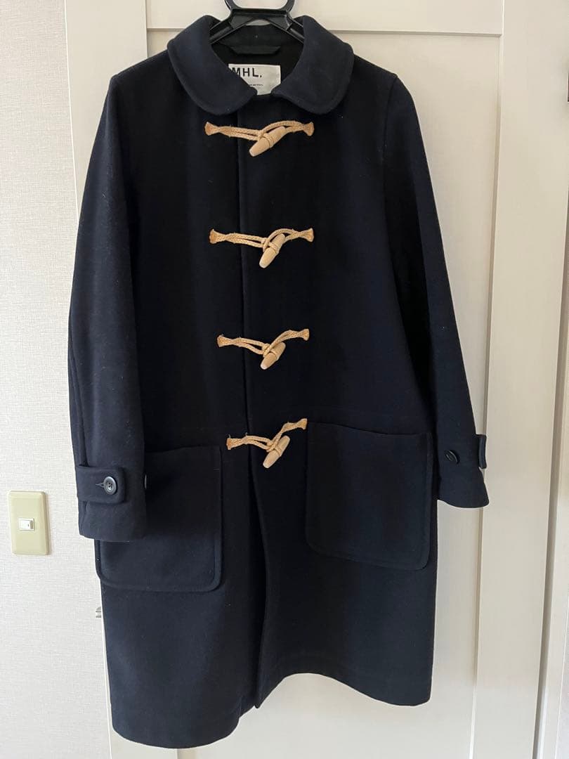 美品　MHL マーガレットハウエル　丸襟　トグル　ダッフルコート　サイズⅡ マーガレットハウエル MHL ダッフルコート 丸襟 - メルカリ