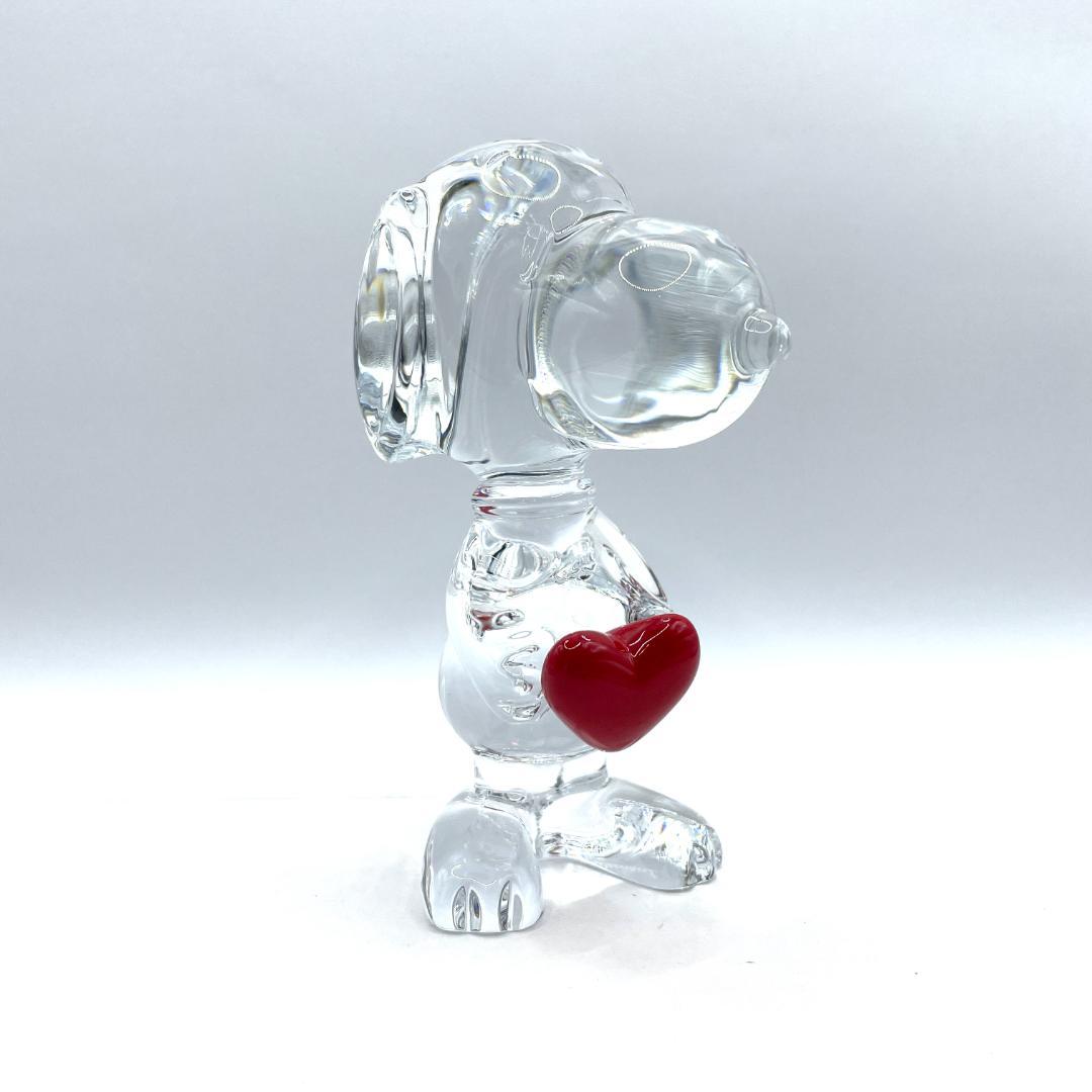 ☆*☆様 極美品 Baccarat/バカラ スヌーピー レッドハート クリスタル 楽天市場】【新品】 バカラ スヌーピー ハート フィギュア クリスタル