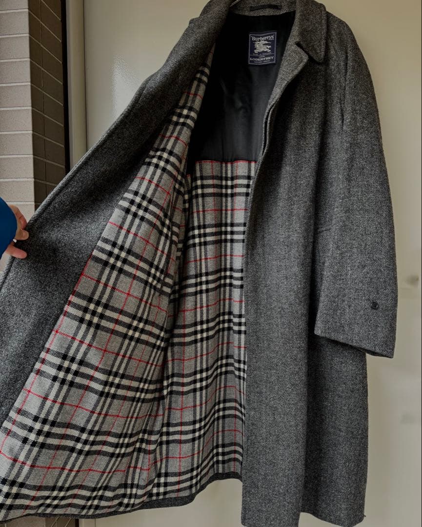 ヴィン爺の家宝】一枚袖 コート バーバリー×ハリスツイード×ローデンフライ