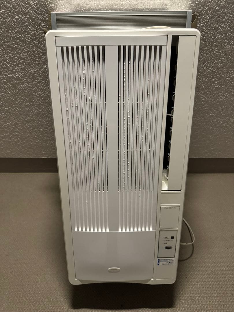 コイズミ ウインド エアコン クーラー 窓用ウィンド ウインドウKAW-1672 KOIZUMI 窓用エアコン KAW-1672 ホワイト ノンドレン 2017年製| 家具