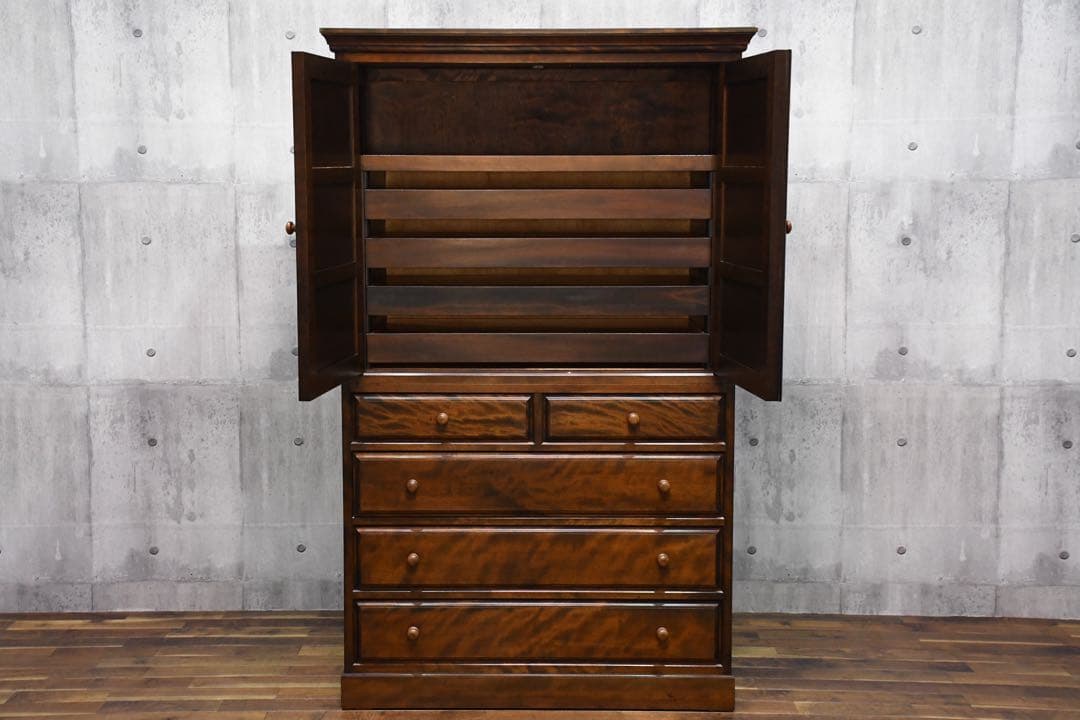 CFC31 美品 松本民芸家具 A型 和タンス 4段抽斗 衣類盆 着物タンス