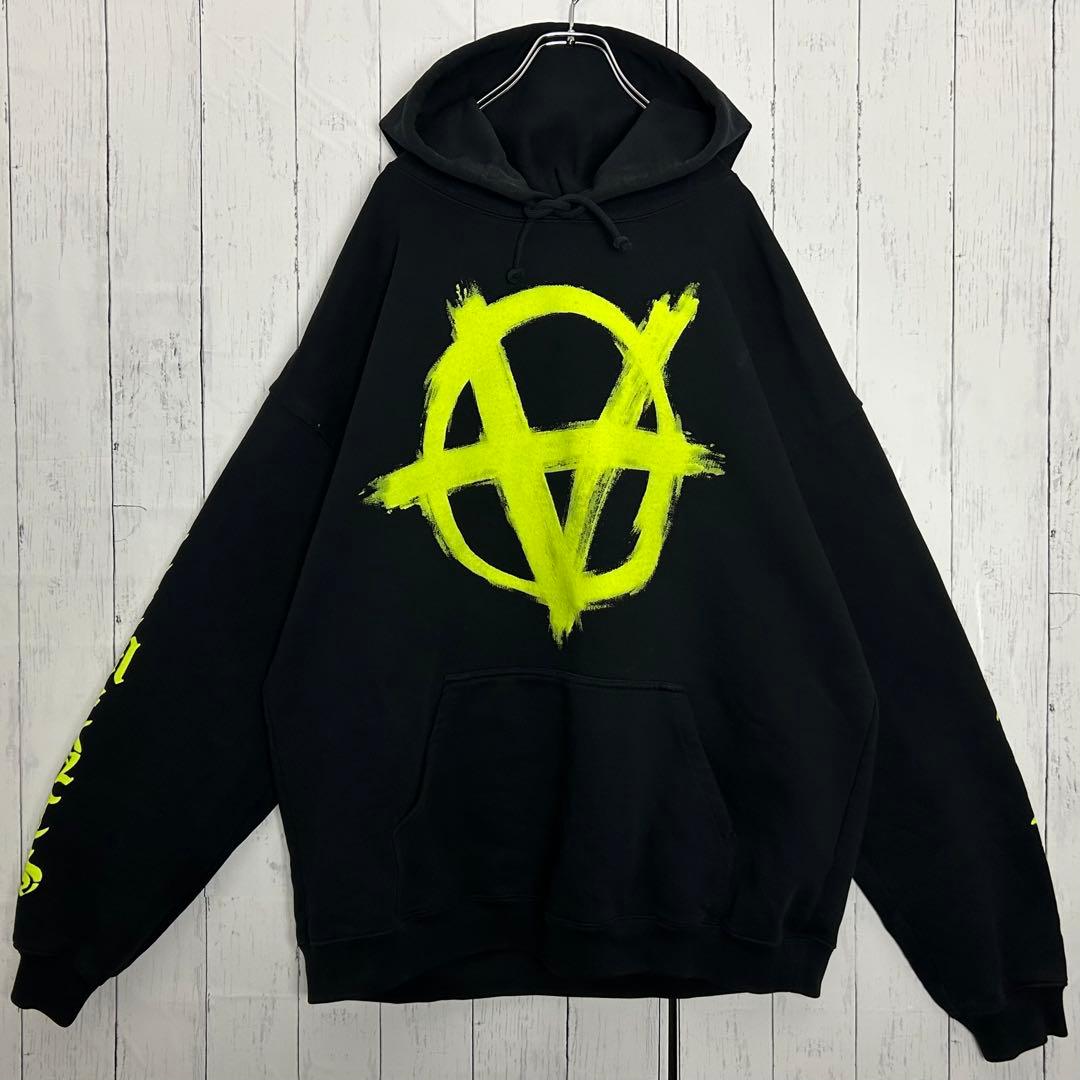 希少・XL】ヴェトモン アナーキーシンボル ロゴ オーバーサイズ