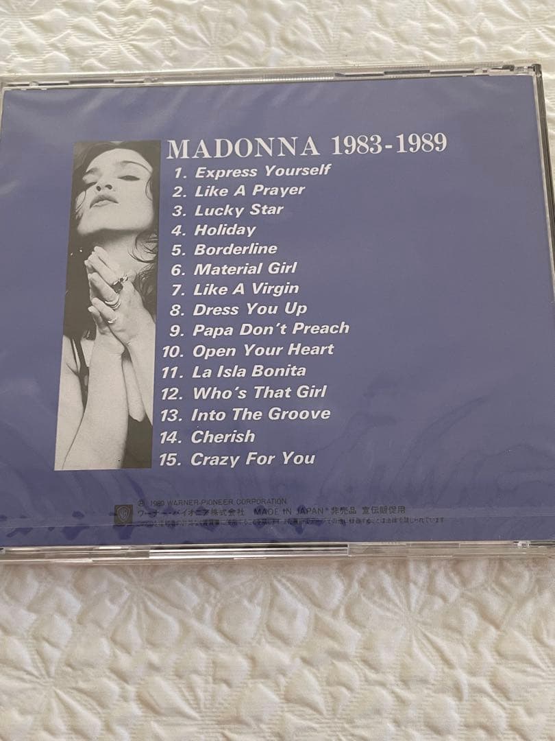 未開封MADONNA/1983-1989/pcs-28/SAMPLER、日本盤